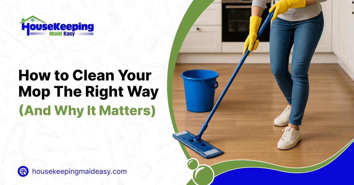 How to clean a mop