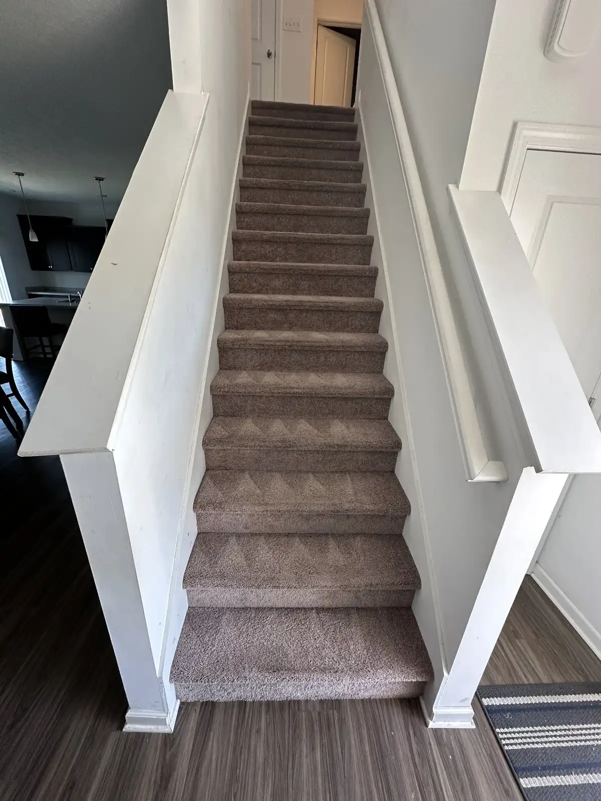 before carpet cleaning