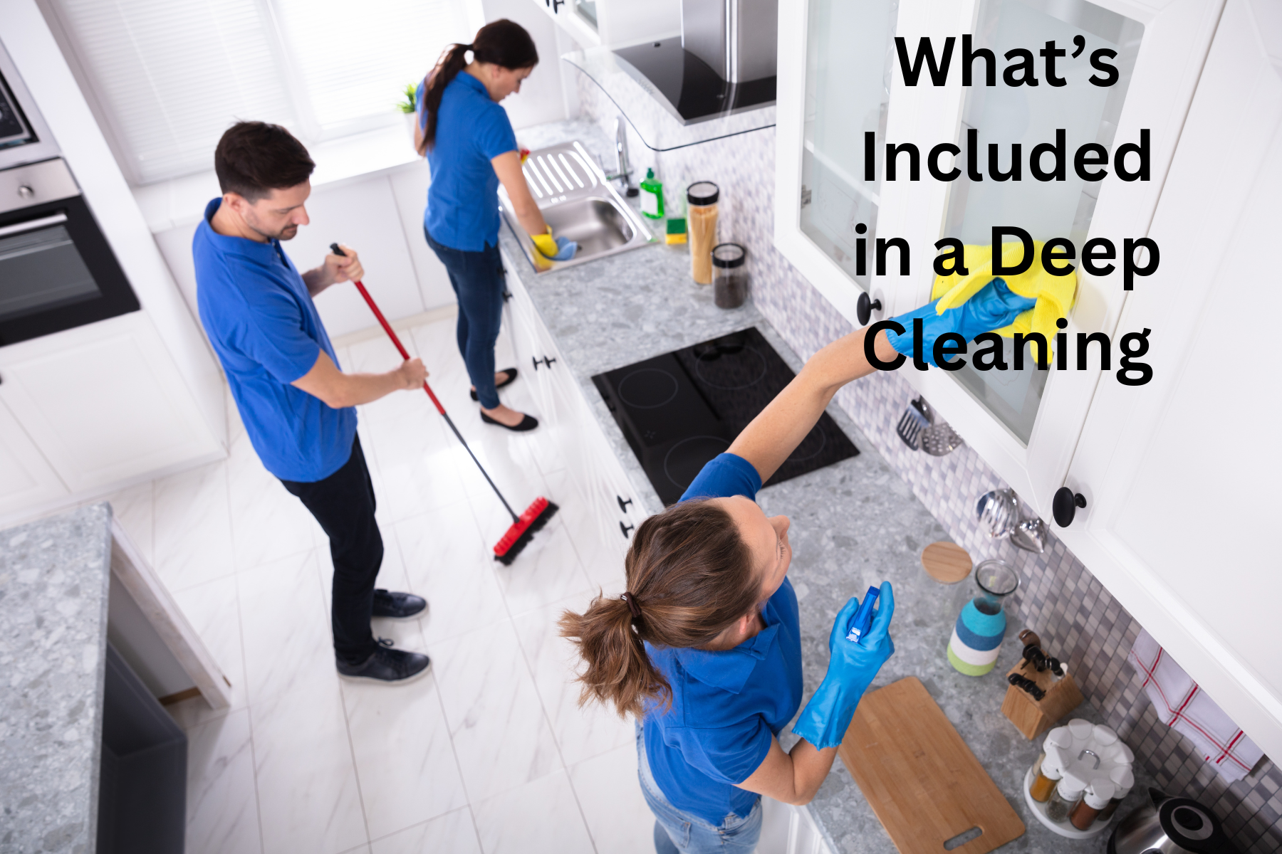 What's included in a deep cleaning