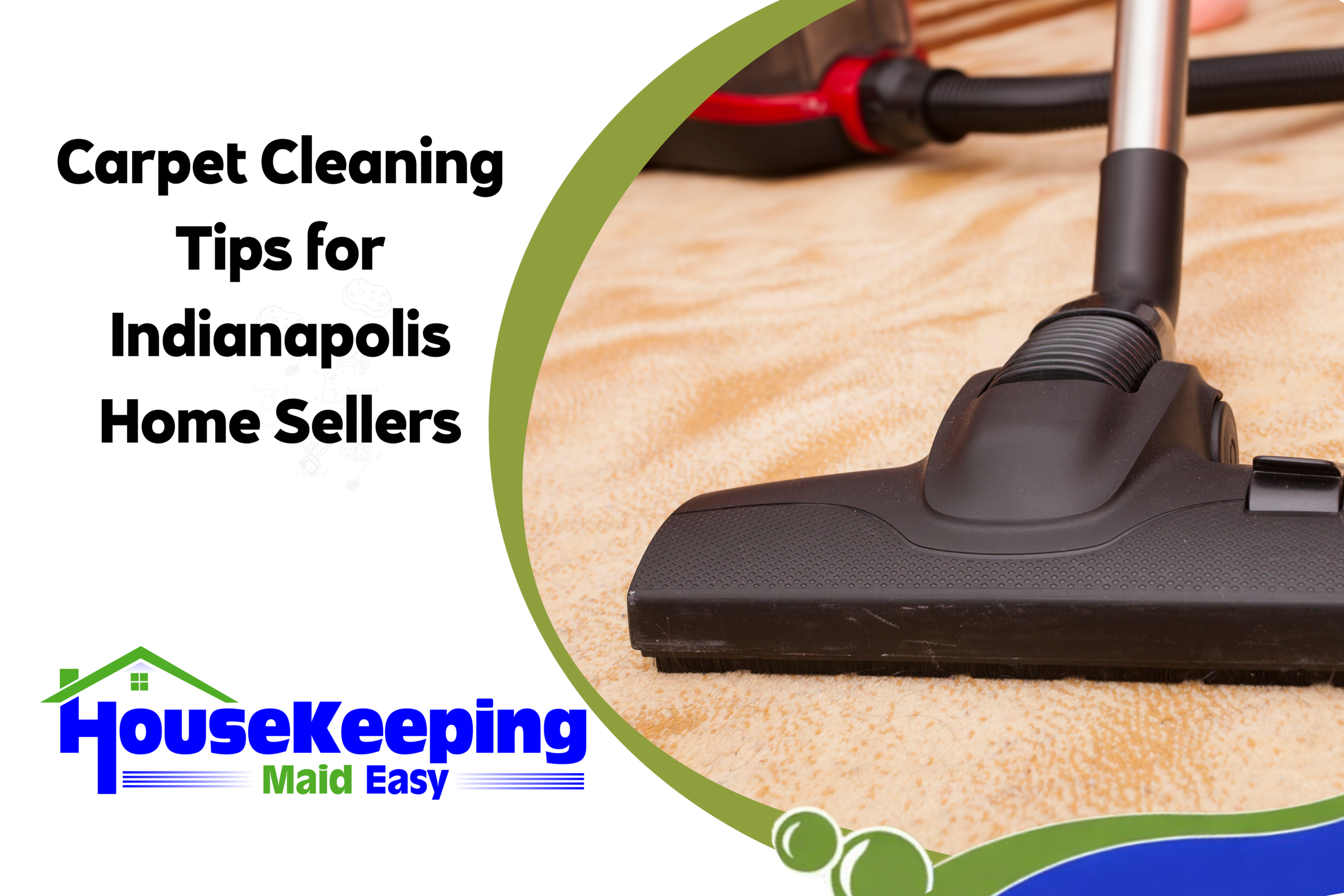 graphic: carpet cleaning tips for indianapolis home sellers