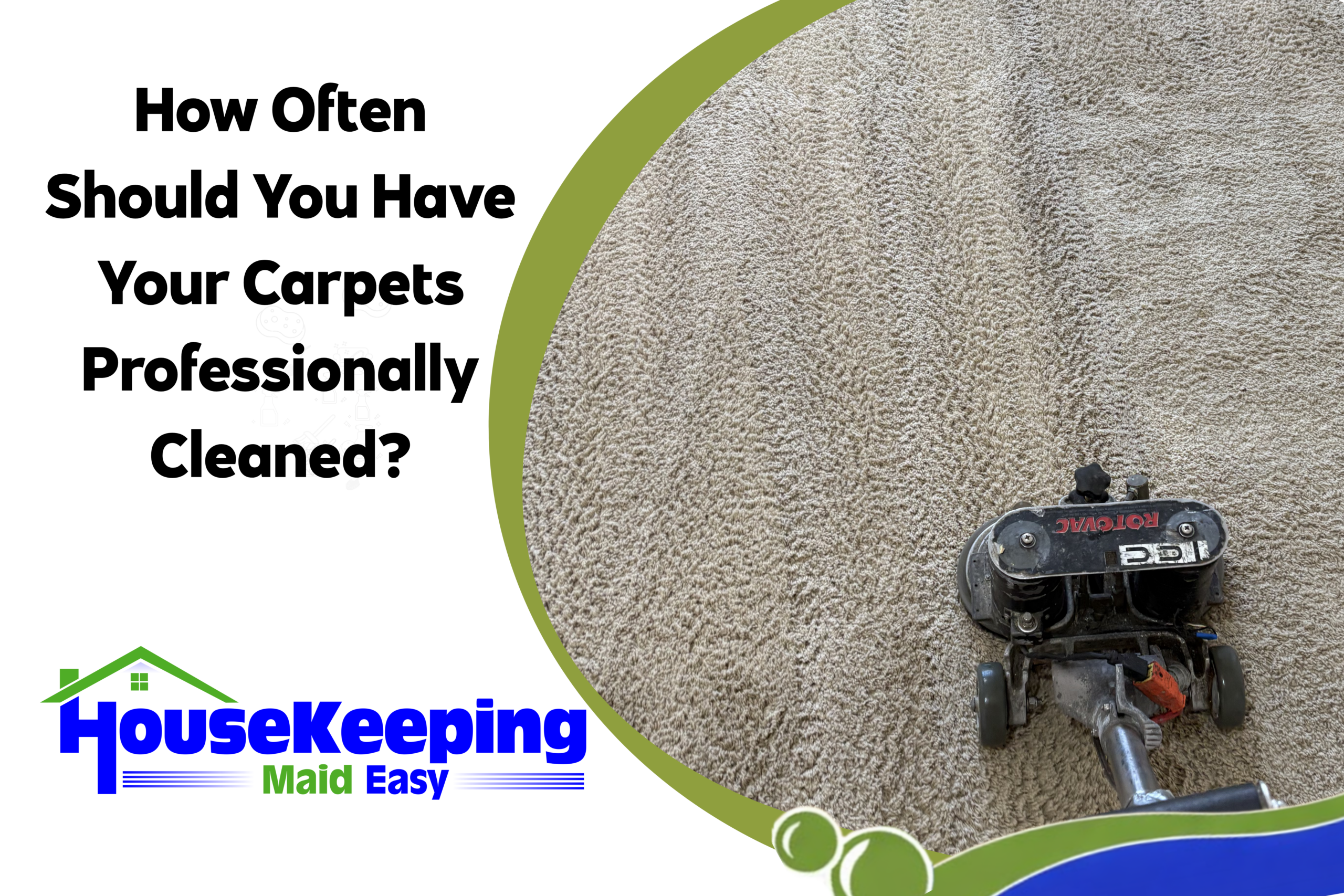 graphic: how often should you get your indianapolis carpets professionally cleaned