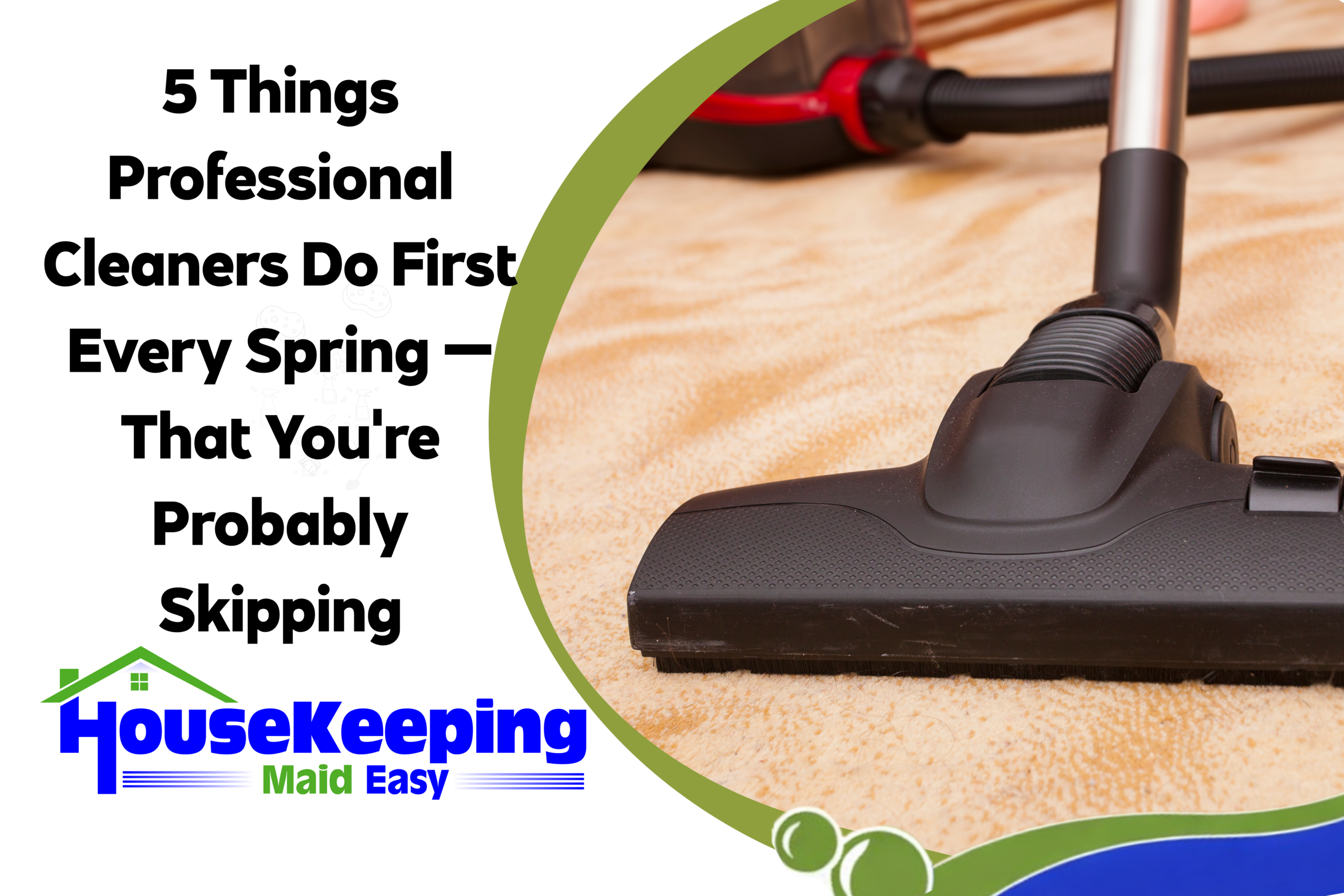 Spring Cleaning Tips graphic